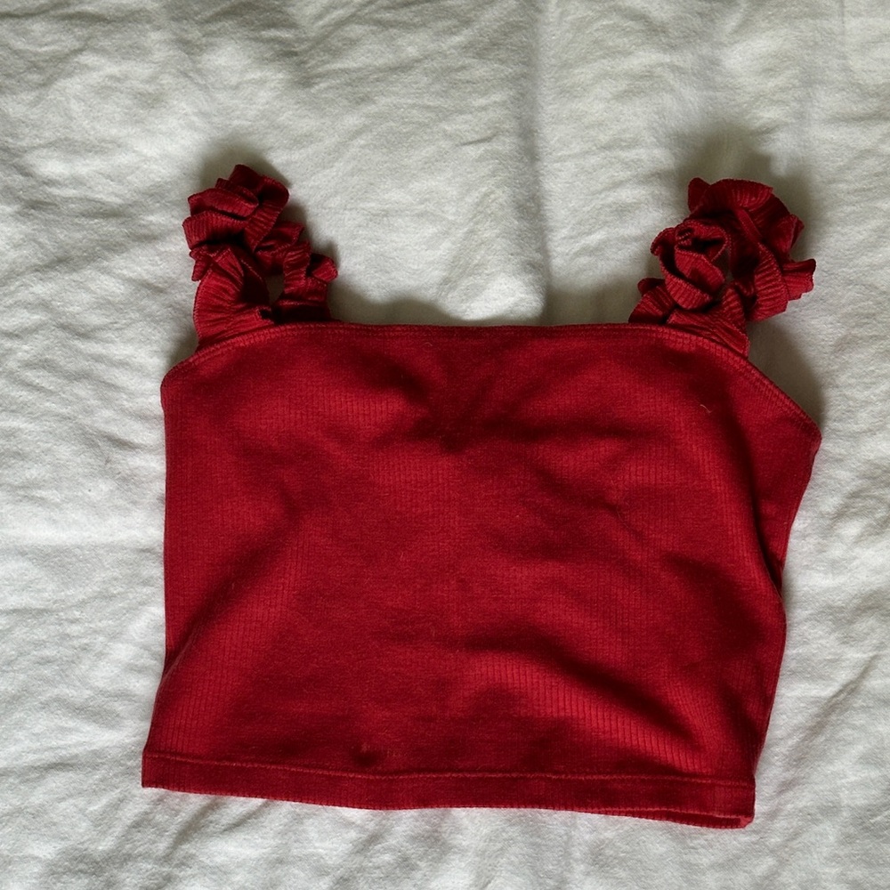 ARITZIA SUNDAY BEST red cami/tank